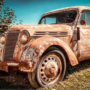 Rusty Vintage Car