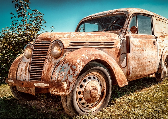 Rusty Vintage Car