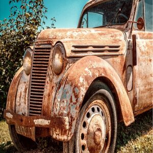 Rusty Vintage Car