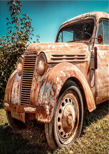 Rusty Vintage Car