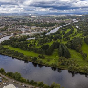Perth and the River Tay looking west
