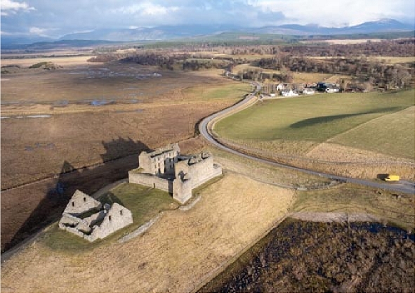Ruthven Barracks, Kingussie, Cairngorms National Park, Scotland
