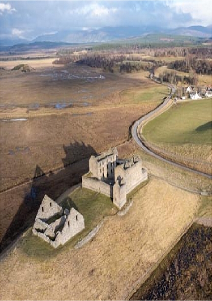 Ruthven Barracks, Kingussie, Cairngorms National Park, Scotland