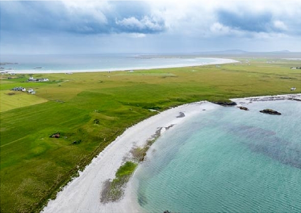 Salum Bay with Gott Bay in the background, Isle of Tiree, Hebrides, Scotland