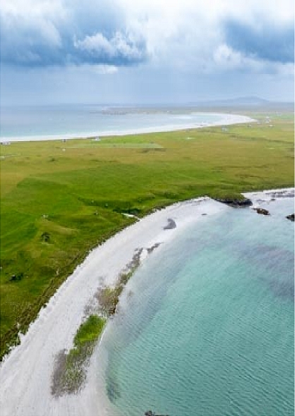 Salum Bay with Gott Bay in the background, Isle of Tiree, Hebrides, Scotland