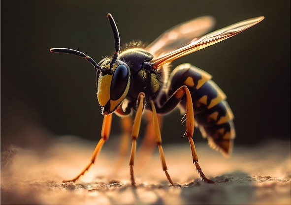 Wasp Close-Up