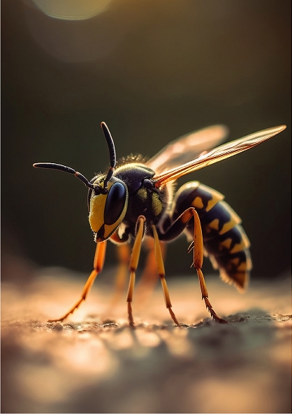 Wasp Close-Up